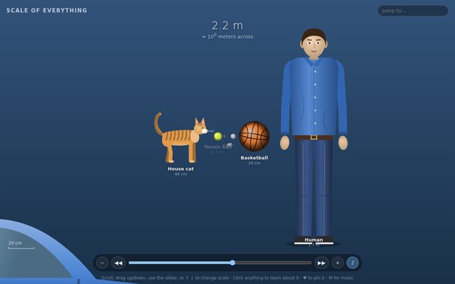Screenshot of Scale of Everything