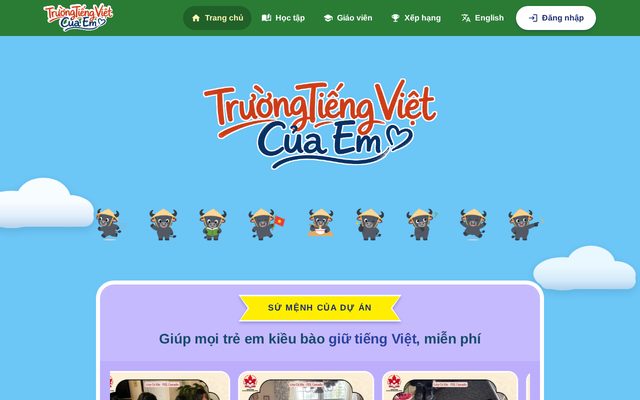 Screenshot of Trường Tiếng Việt Của Em